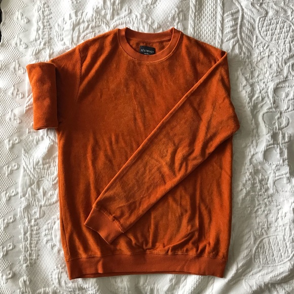 D/STRUCT orange corduroy crewneck - Picture 3 of 3